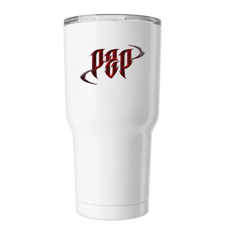 P2P: Origin Drop, a White Insulated Tumbler