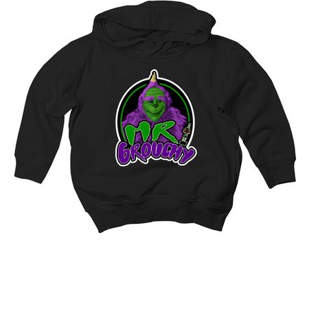 Mr. Grouchy, a Black Toddler Pullover Hoodie