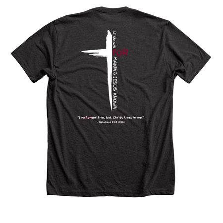 Be Known For Making Jesus Known, a Dark Grey Heather Premium Unisex Tee