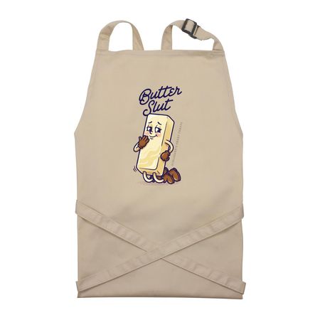 Butter Slut Apron, a Natural Recycled Bib Apron