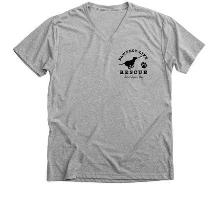 Be Cool. Adopt, Don't Shop!, a Athletic Heather Premium V-Neck Tee