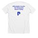 Project Insulin Drug Development Celebration!, a Solid White Blend Premium Unisex Tee (back-view)