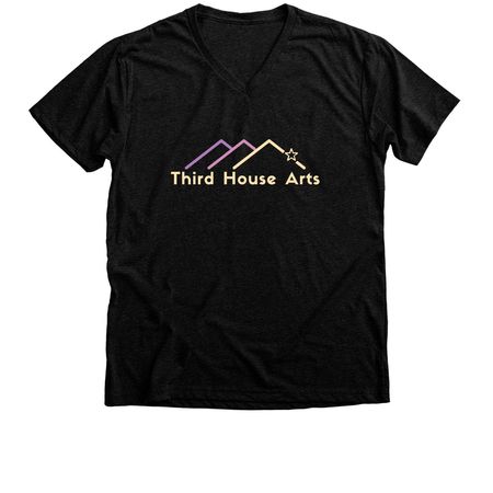 Rooftops Collection, a Black Heather Premium V-Neck Tee