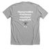Still weird, a Athletic Heather Premium Unisex Tee (back-view)