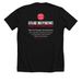 Move to Amend?s Mission, a Solid Black Blend Premium Unisex Tee (back-view)