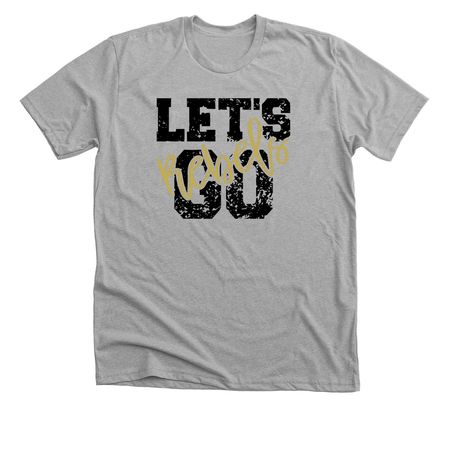 Let's GO!&nbsp;, a Athletic Heather Premium Unisex Tee