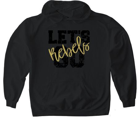 Let's GO!&nbsp;, a Black Gildan Softstyle Pullover Hoodie