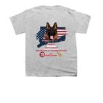 2026 GSDCA SIEGER SHOW, a Sport Grey Youth Unisex Tee (back-view)