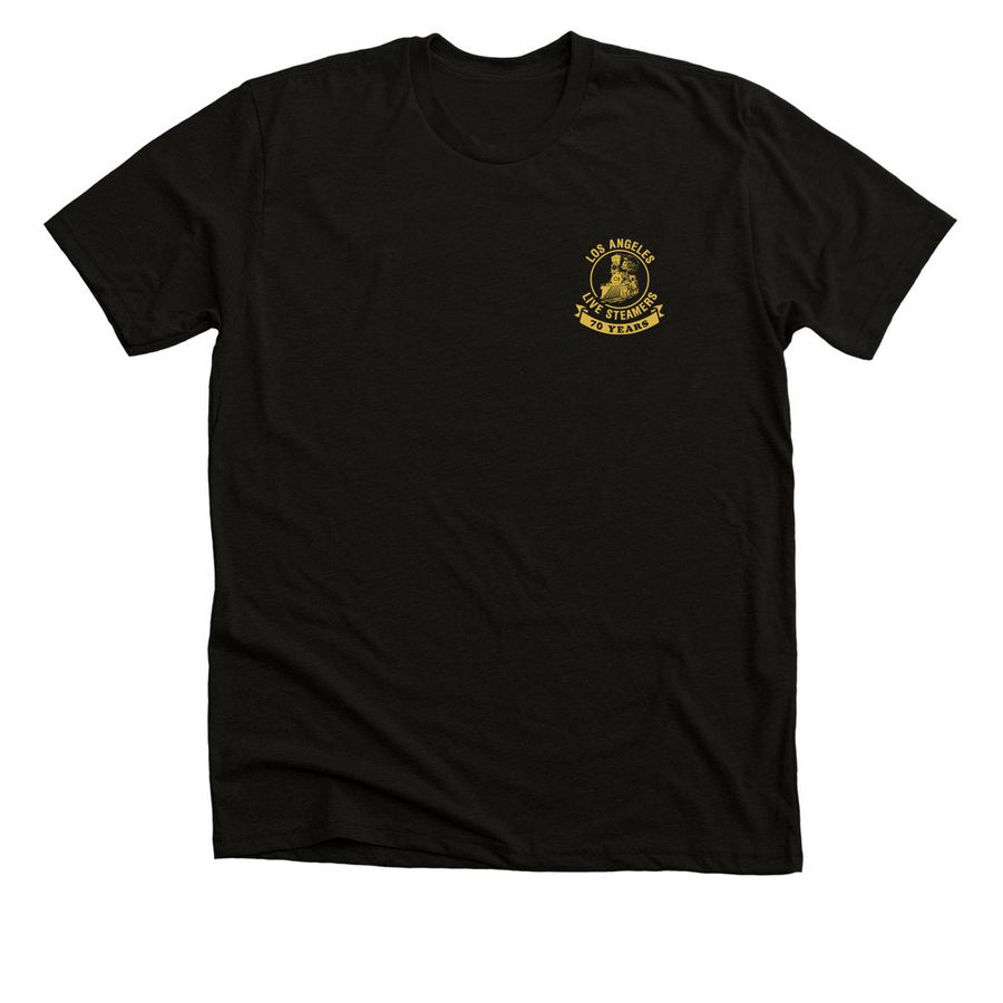 70th Anniversary Shirts / Sweatshirts, a Black Heather Premium Unisex Tee
