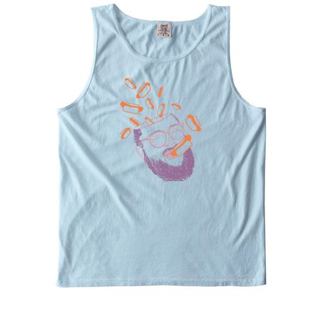 Kevo Dreams of Dogs Shirt, a Chambray Comfort Colors Tank Top