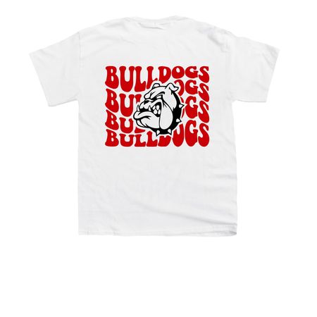 Albion Elementary 2026-2027, a White Youth Unisex Tee (back-view)