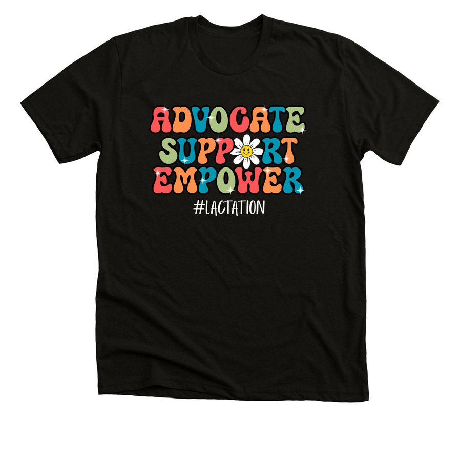 World Breastfeeding Week, a Black Heather Premium Unisex Tee