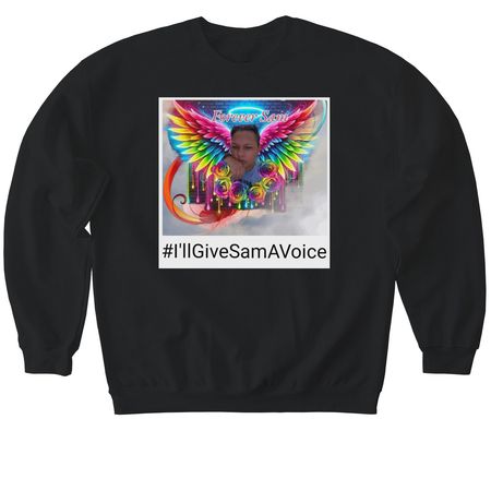 Justice for Sam Nordquist&nbsp;, a Black Softstyle Crewneck Sweatshirt