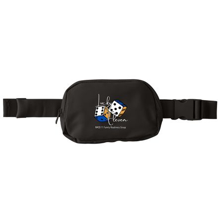 NMCB11 Fanny Pack, a Deep Black Matte Hip Pack