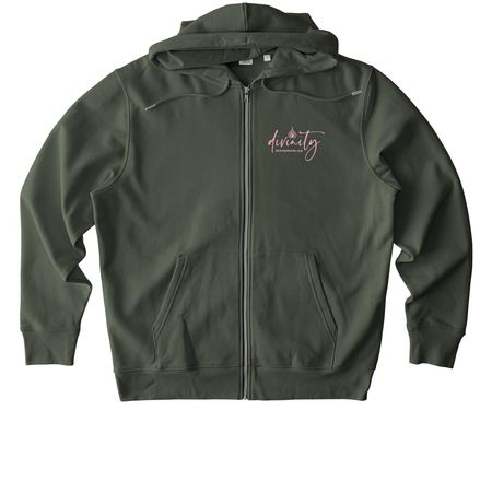 May is Menstrual Hygiene Month, a Khaki Green Stanley/Stella Unisex Cultivator 2.0 Zip Up Pullover Hoodie
