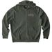 May is Menstrual Hygiene Month, a Khaki Green Stanley/Stella Unisex Cultivator 2.0 Zip Up Pullover Hoodie