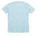 MSER Merch Spring 2023, a Heather Ice Blue Premium Unisex Tee (back-view)
