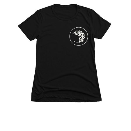 Solitude Attire&nbsp;, a Black Women's Slim Fit Tee