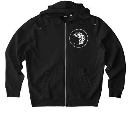 Solitude Attire&nbsp;, a Black Stanley/Stella Unisex Cultivator 2.0 Zip Up Pullover Hoodie