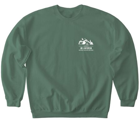 Friends Logo Gear, a Military Green Softstyle Crewneck Sweatshirt