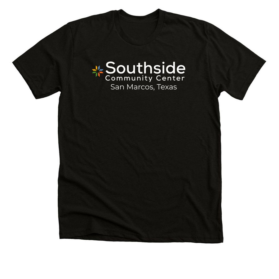 Southside Community Center T-shirt, a Solid Black Blend Premium Unisex Tee