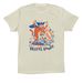 5-Year Anniversary Design: Kaiju Comics Cat!, a Natural Premium Cotton Tee