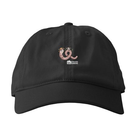 Duggie Hats, a Black Printed Eco Baseball Cap