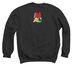 Community Through Movement, a Black Crewneck Sweatshirt (back-view)