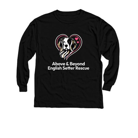 the dark color collection, a Black Youth Long Sleeve Tee
