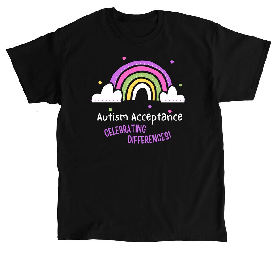 Celebrating Differences: Autism Give Back, a Black Classic Unisex Tee