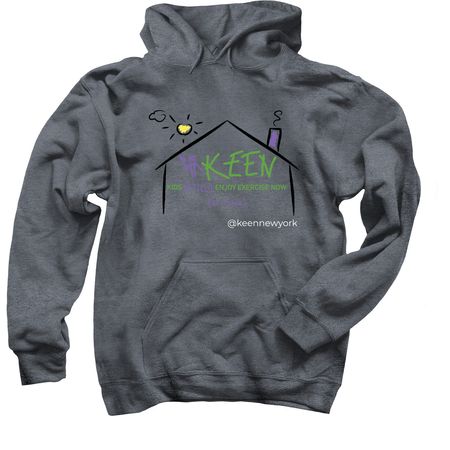 KEEN Branded Hoodie, a Dark Heather Pullover Hoodie