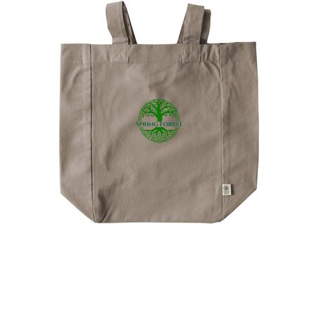 Spring Forest Tote Bags, a Pumice Recycled Cotton Tote Bag