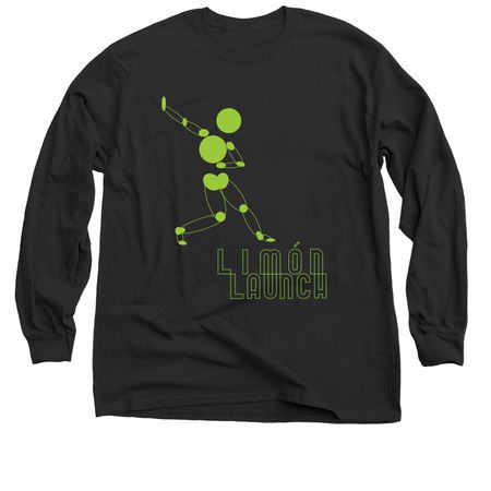 Launch, a Black Classic Long Sleeve Tee