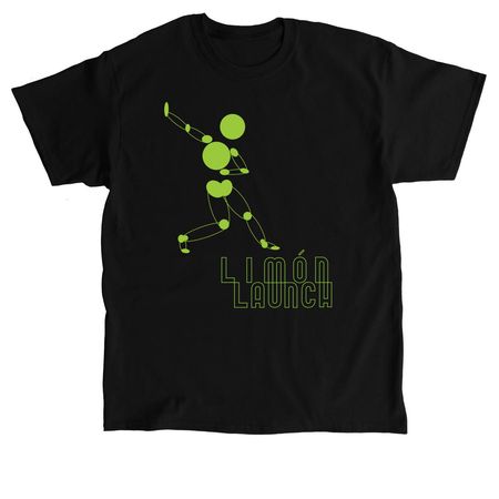 Launch, a Black Classic Unisex Tee