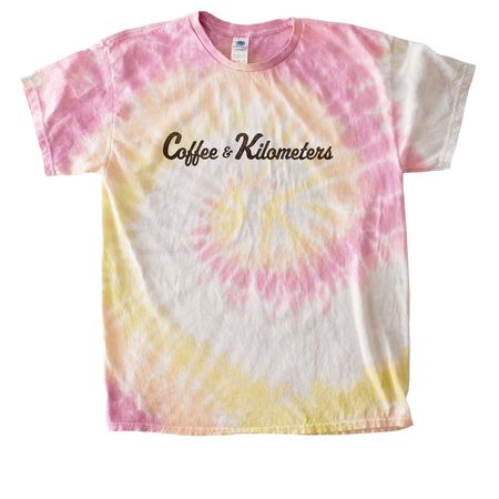 ASK ME WHAT I DO SATURDAY MORNING Shirt, a Desert Rose Classic Tie Dye Tee (back-view)