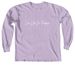 NEW! Live Life On Purpose text shirts, a Orchid