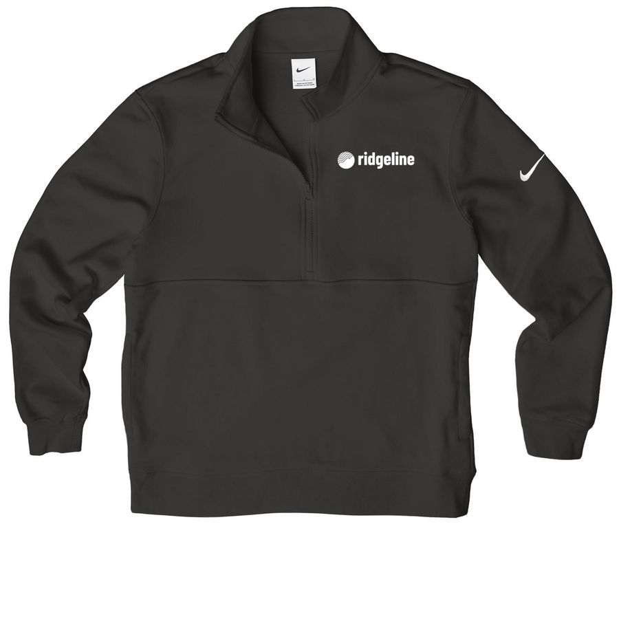 Ridgeline Active Wear, a Anthracite Nike Club Fleece Half Zip Pullover