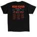 Official Ruts Classic Logo Black T Shirt&nbsp;, a Black Classic Unisex Tee (back-view)