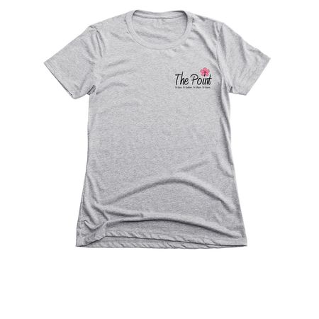 T-Shirts + Tanks - small logo on chest, a Dark Heather Grey Women's Slim Fit Tee