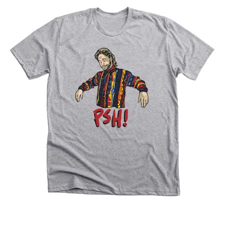 PSH!, a Athletic Heather Premium Unisex Tee