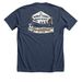 2026 PermitTechNation Annual Conference Shirt, a Heather Navy Premium Unisex Tee (back-view)