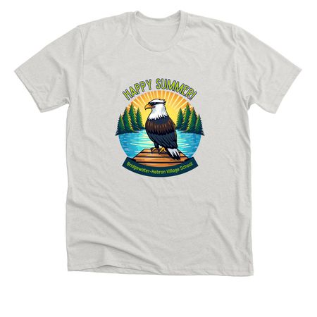 BHVS adult summer shirt, a Heather Cement Premium Unisex Tee