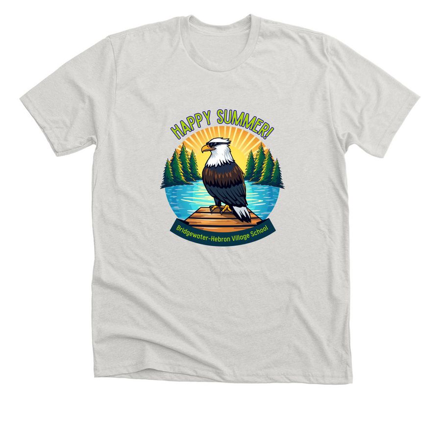 BHVS adult summer shirt, a Heather Cement Premium Unisex Tee