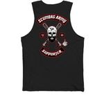 SBA Supporter, a Black Premium Cotton Tank (back-view)