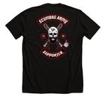 SBA Supporter, a Solid Black Blend Premium Unisex Tee (back-view)