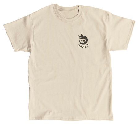 Walking Dogs the Ohana way, a Sand Classic Unisex Tee