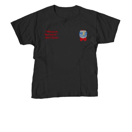 In loving memory of Kerri Lucier, a Black Youth Unisex Tee