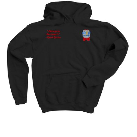 In loving memory of Kerri Lucier, a Black Youth Pullover Hoodie