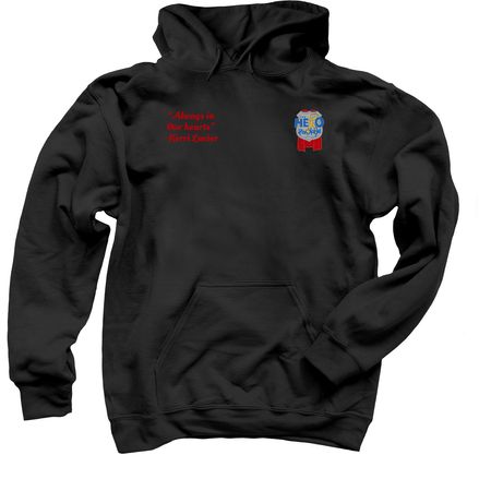 In loving memory of Kerri Lucier, a Black Pullover Hoodie