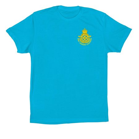 RBR JL'S ST. LUCIA SUMMER CAMP T-SHIRT&nbsp;, a Turquoise Premium Cotton Tee